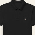 Zenrola Men's Airtex Polo Shirt – Black – View