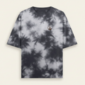 Zenrola Drift Tie-Dye Oversized Tee – Warm Off-White Background