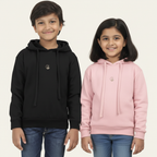 Zenrola Little Cloud Hoodie – Black & Pink Duo