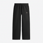 Zenrola Terry Sweatpants in Black – Ghost Mannequin Front View